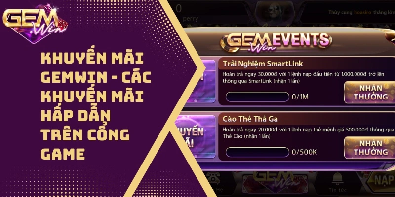 Khuyến Mãi GEMWIN: Ưu đãi đặc biệt dành cho năm 2024